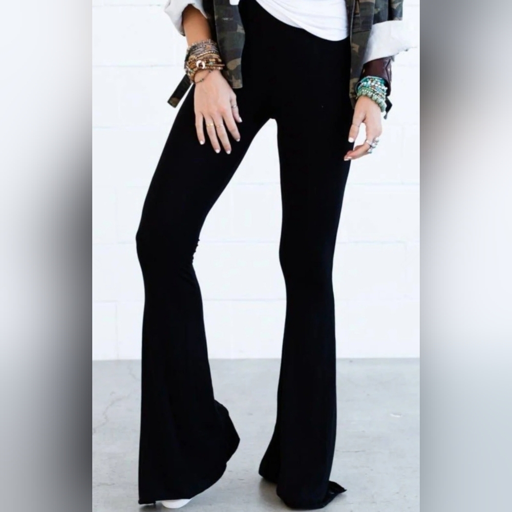 Black Flared Women's Pants